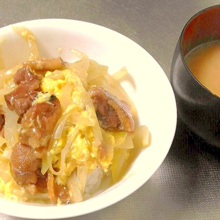 やきとり缶の親子丼 レシピ 作り方 By ふぃーりー2 楽天レシピ